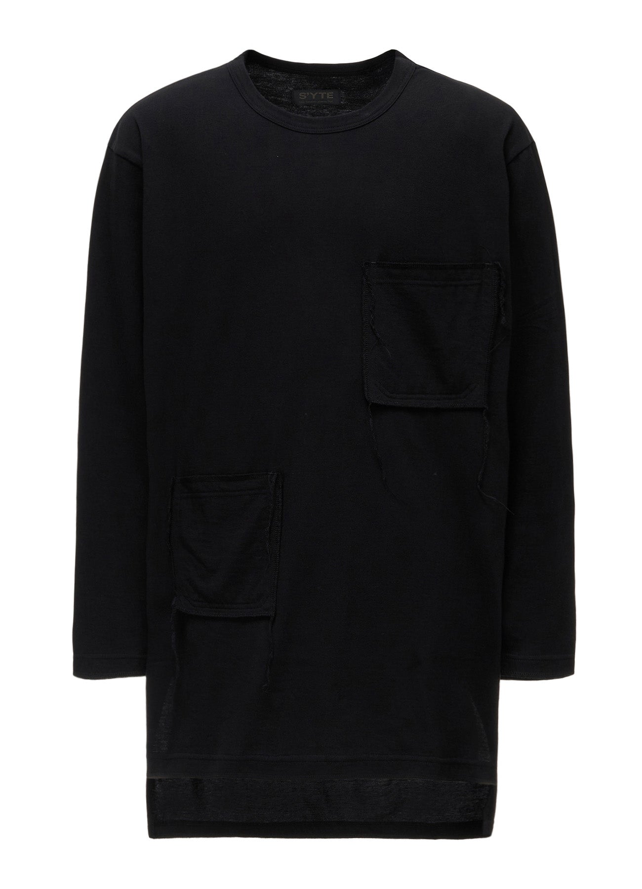 30/COTTON JERSEY T-SHIRT WITH 2 PATCH POCKETS