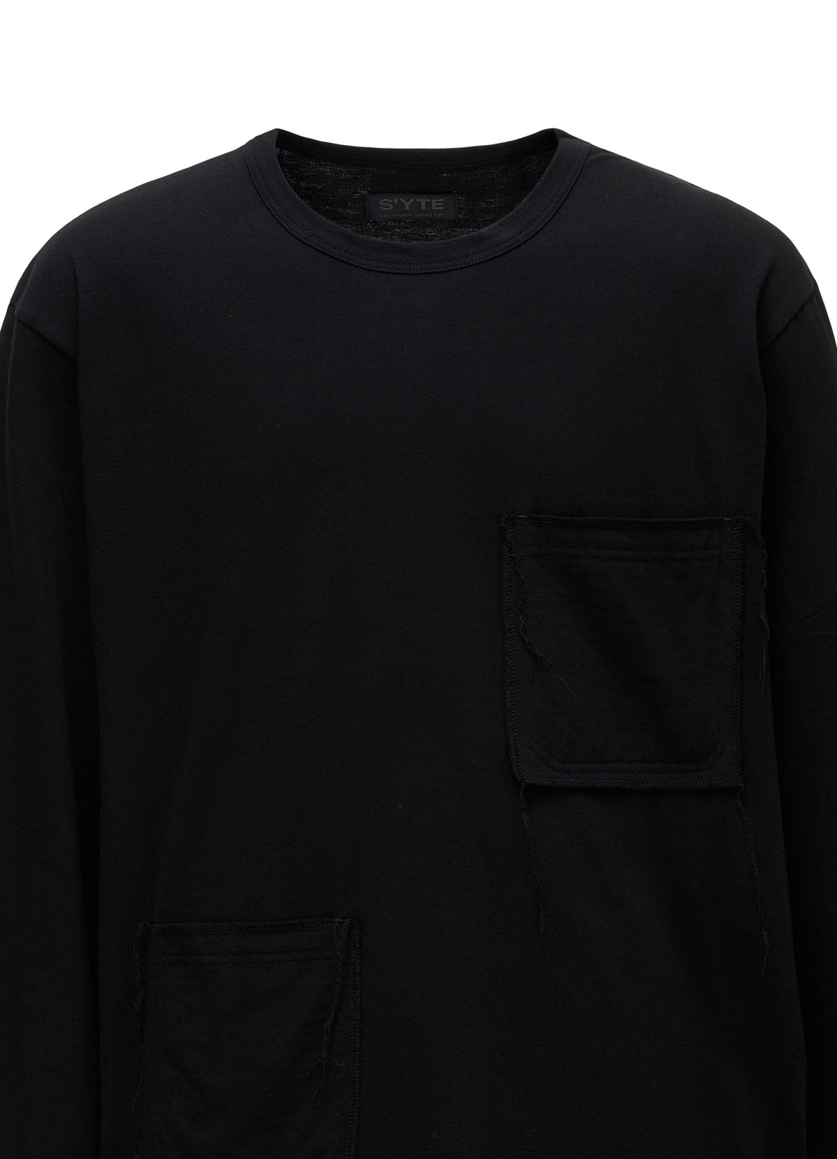 30/COTTON JERSEY T-SHIRT WITH 2 PATCH POCKETS