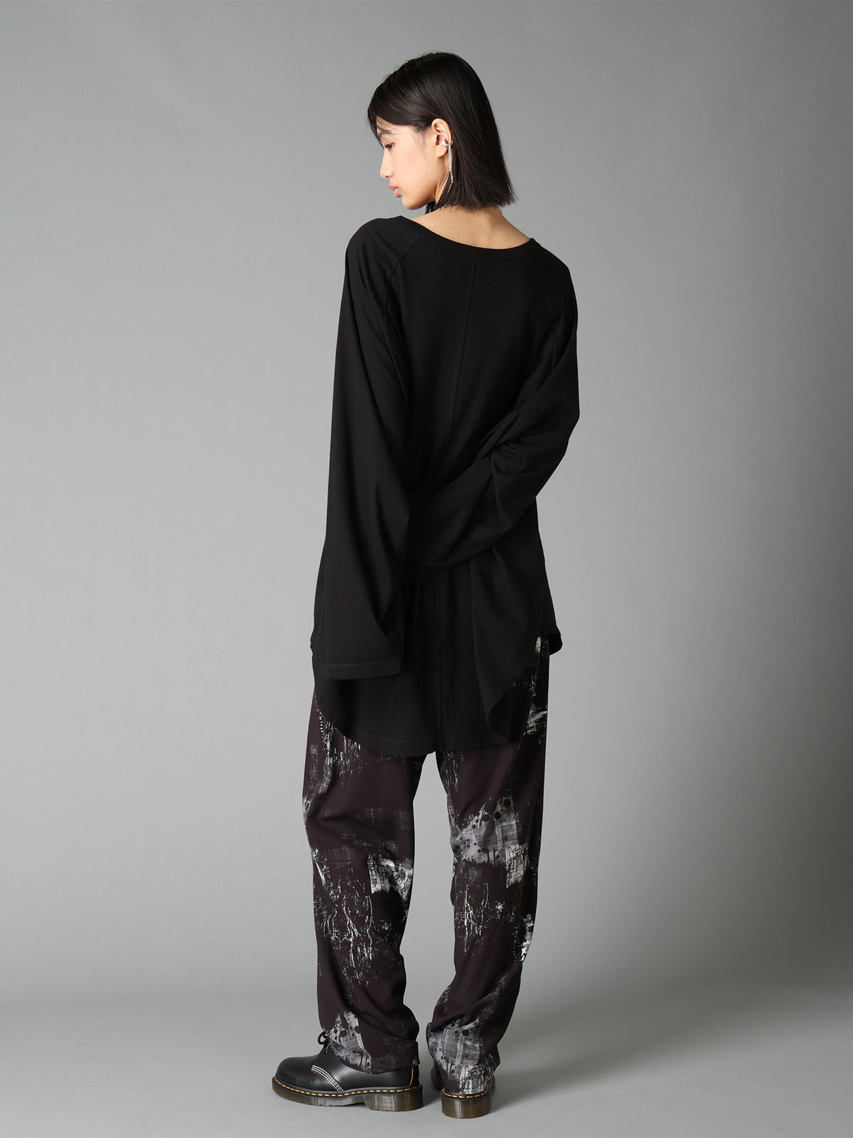 30/COTTON JERSEY RAGLAN SEAM HENLEY T-SHIRT