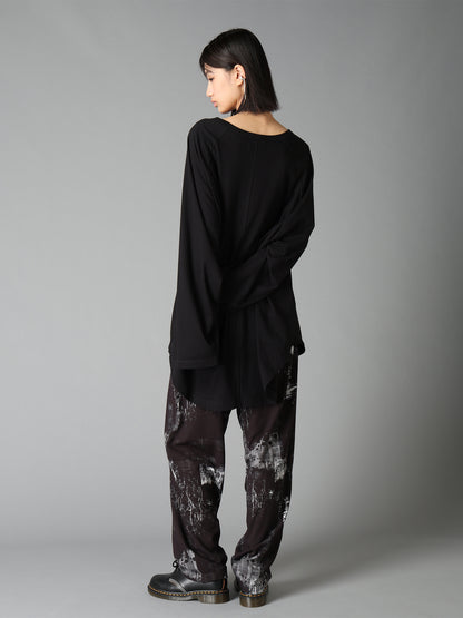 30/COTTON JERSEY RAGLAN SEAM HENLEY T-SHIRT