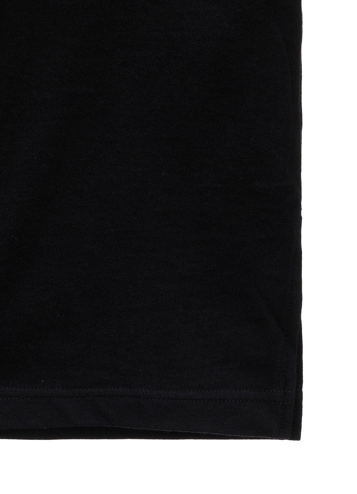 COTTON JERSEY FABRIC SWITCH L/S DRAPED T-SHIRT