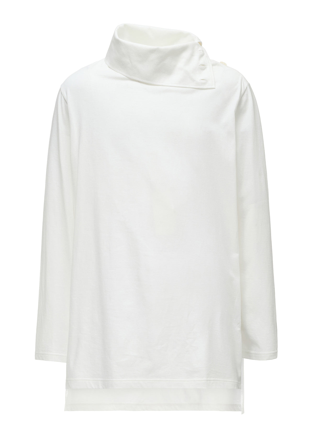 30/COTTON JERSEY TURTLE NECK LONG T-SHIRT