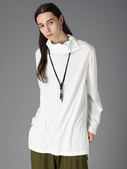 30/COTTON JERSEY TURTLE NECK LONG T-SHIRT