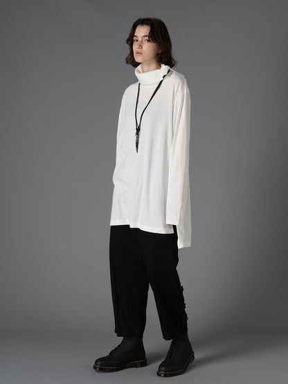 30/COTTON JERSEY TURTLE NECK LONG T-SHIRT