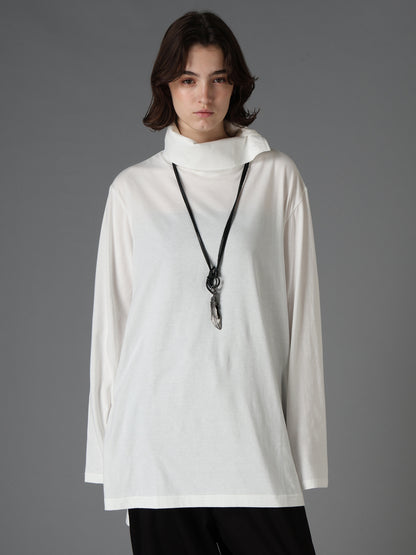 30/COTTON JERSEY TURTLE NECK LONG T-SHIRT