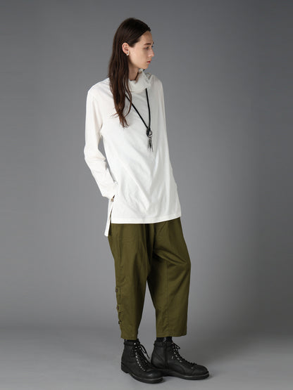 30/COTTON JERSEY TURTLE NECK LONG T-SHIRT