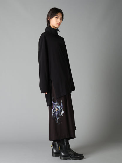 30/COTTON JERSEY TURTLE NECK LONG T-SHIRT