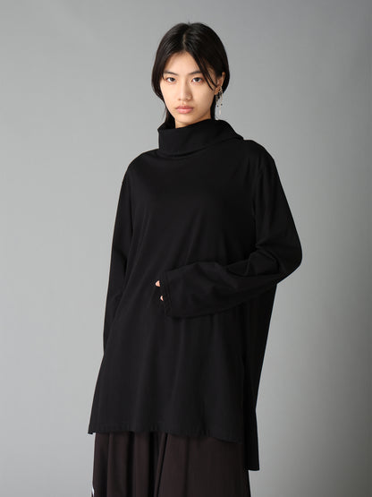 30/COTTON JERSEY TURTLE NECK LONG T-SHIRT