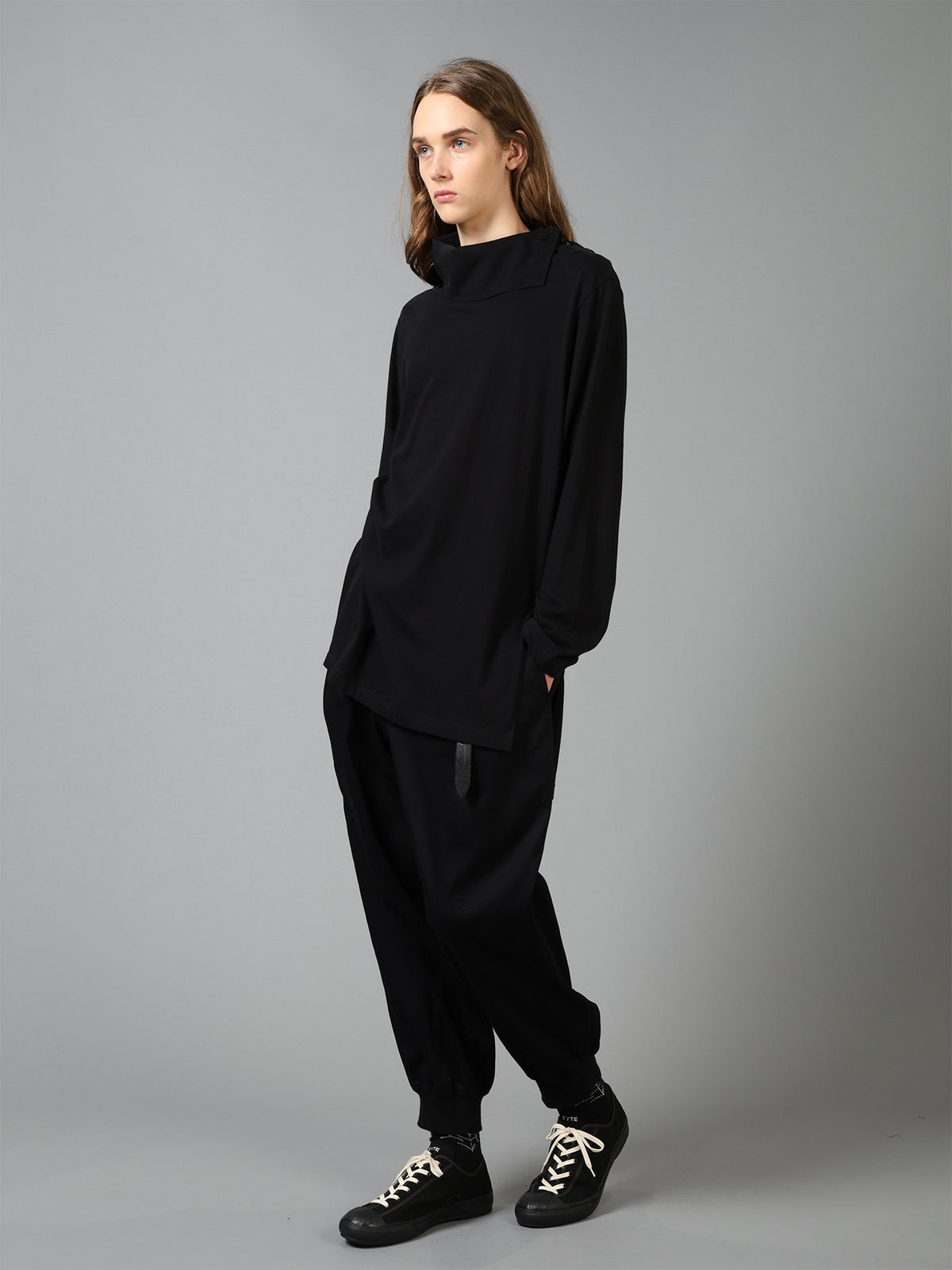 30/COTTON JERSEY TURTLE NECK LONG T-SHIRT