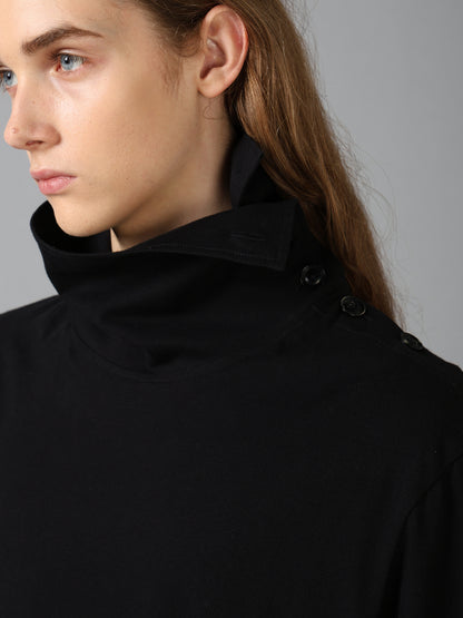30/COTTON JERSEY TURTLE NECK LONG T-SHIRT