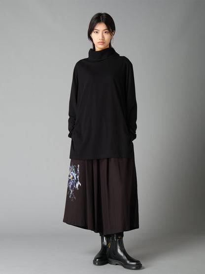 30/COTTON JERSEY TURTLE NECK LONG T-SHIRT