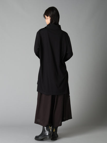 30/COTTON JERSEY TURTLE NECK LONG T-SHIRT