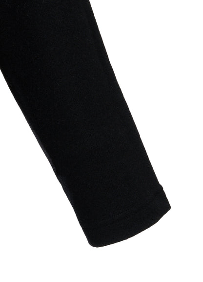 AIRY WOOL BLEND JERSEY TURTLENECK EMBROIDERED T-SHIRT