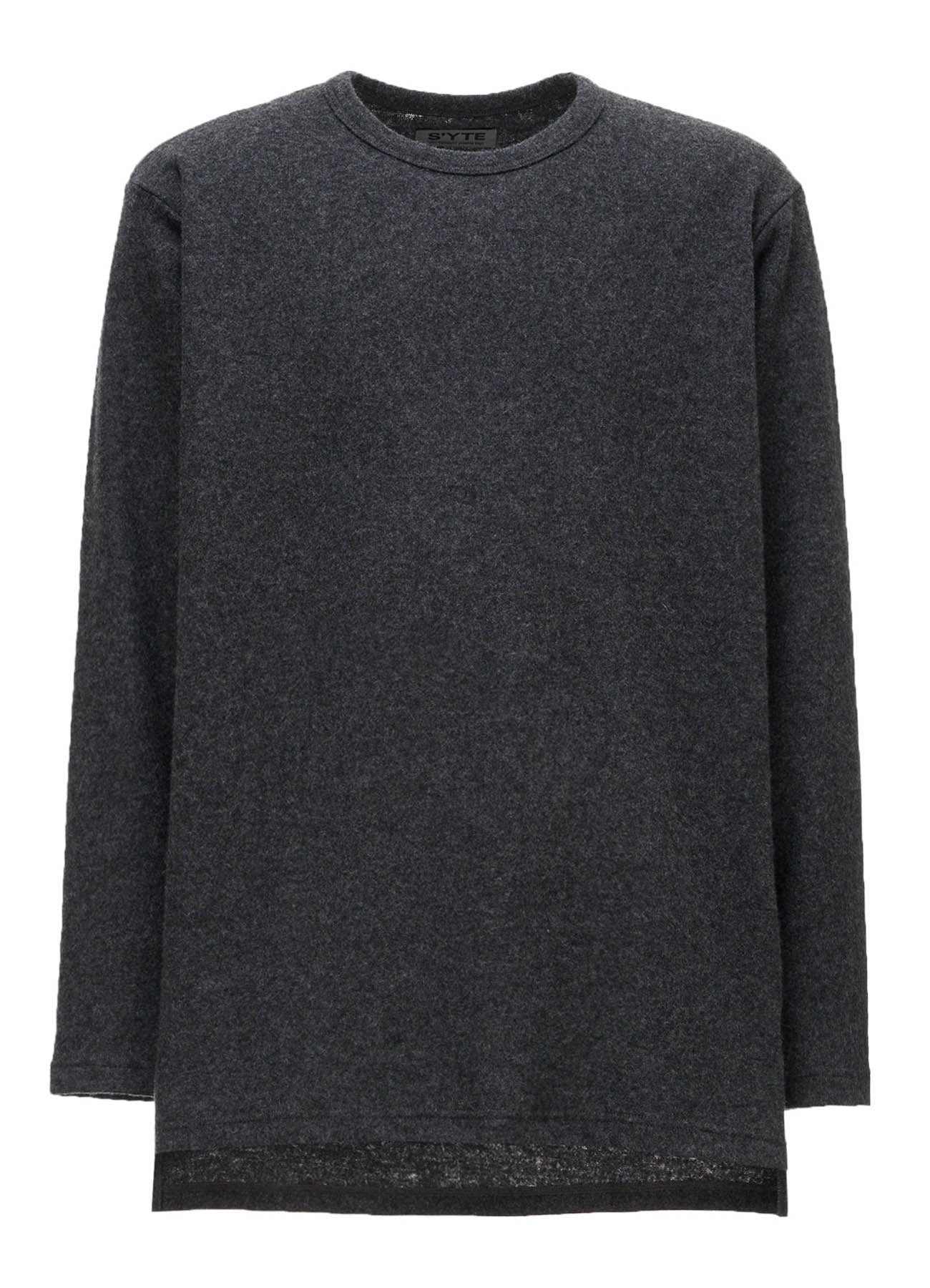 AIRY WOOL BLEND JERSEY EMBROIDERED T-SHIRT – THE SHOP YOHJI YAMAMOTO