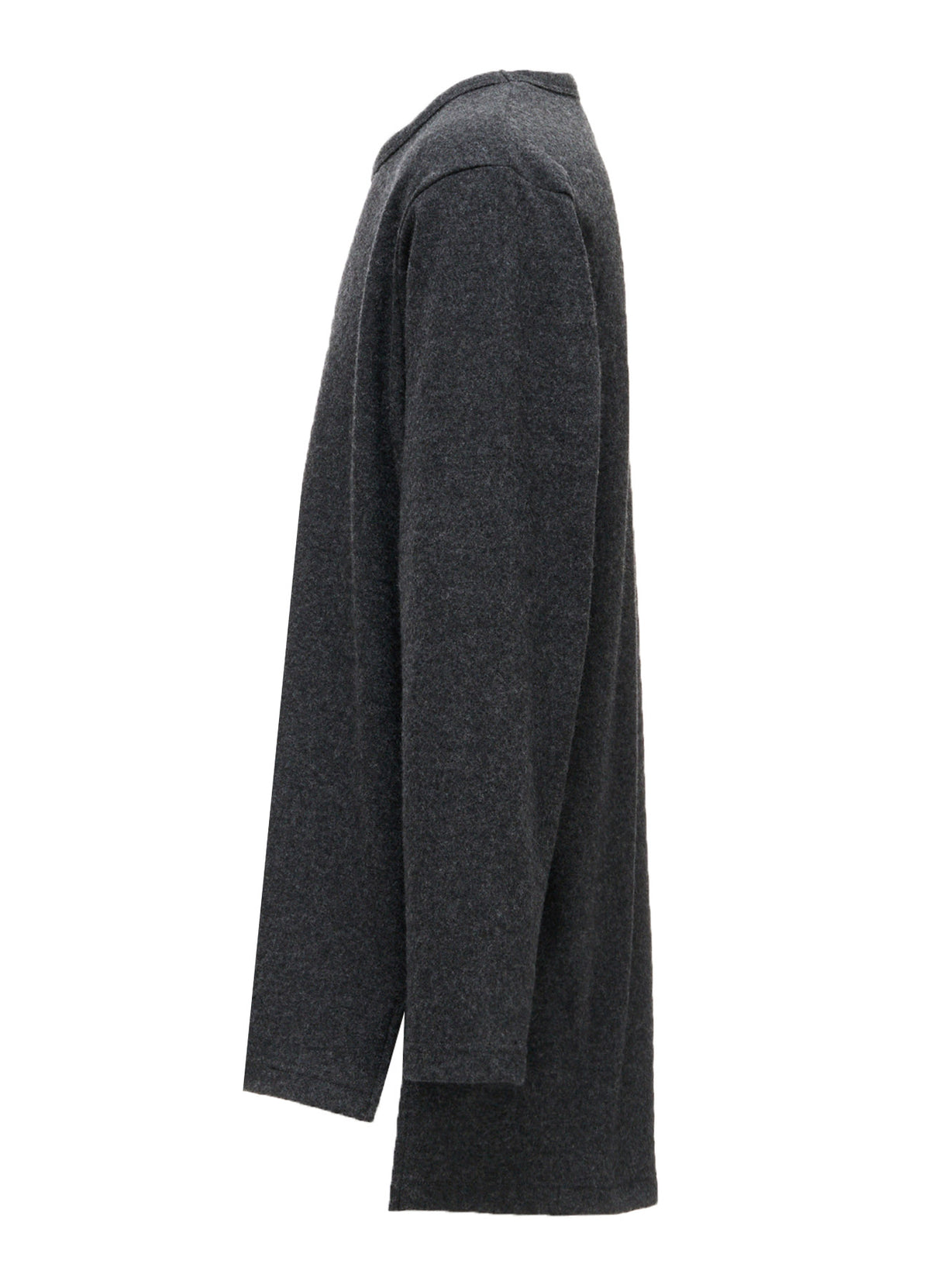 AIRY WOOL BLEND JERSEY  EMBROIDERED T-SHIRT