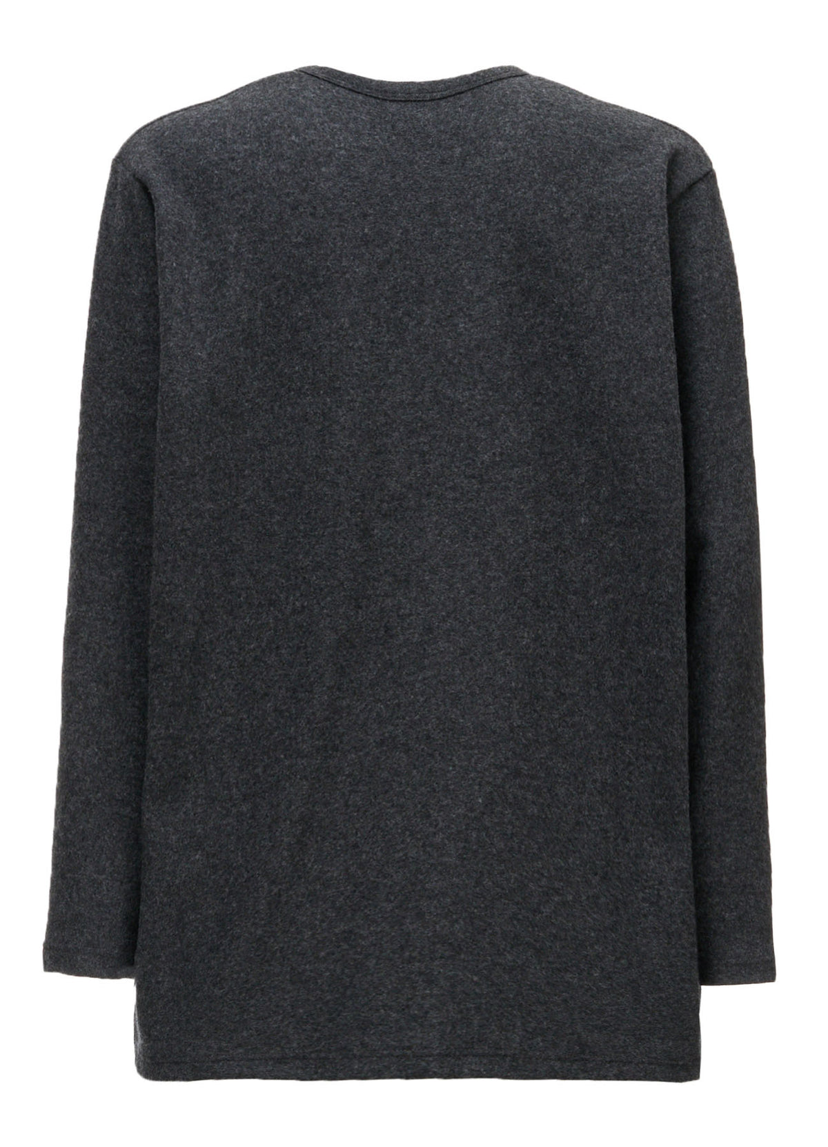AIRY WOOL BLEND JERSEY  EMBROIDERED T-SHIRT