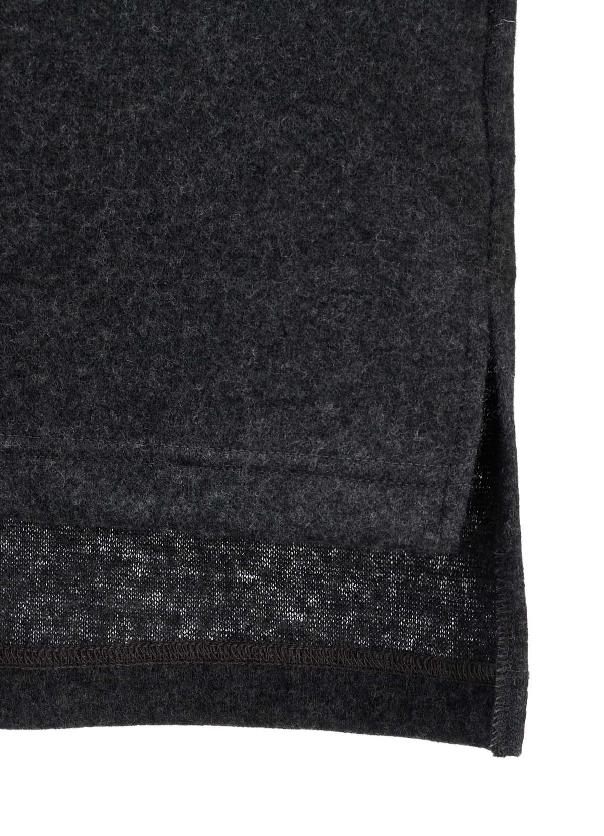 AIRY WOOL BLEND JERSEY  EMBROIDERED T-SHIRT