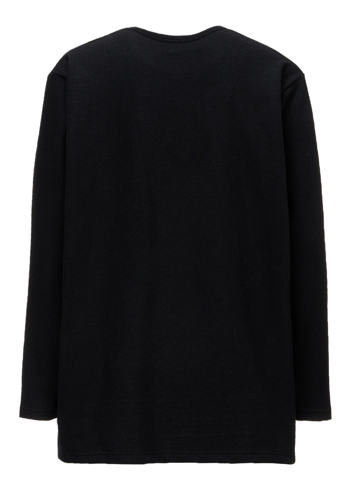 AIRY WOOL BLEND JERSEY  EMBROIDERED T-SHIRT