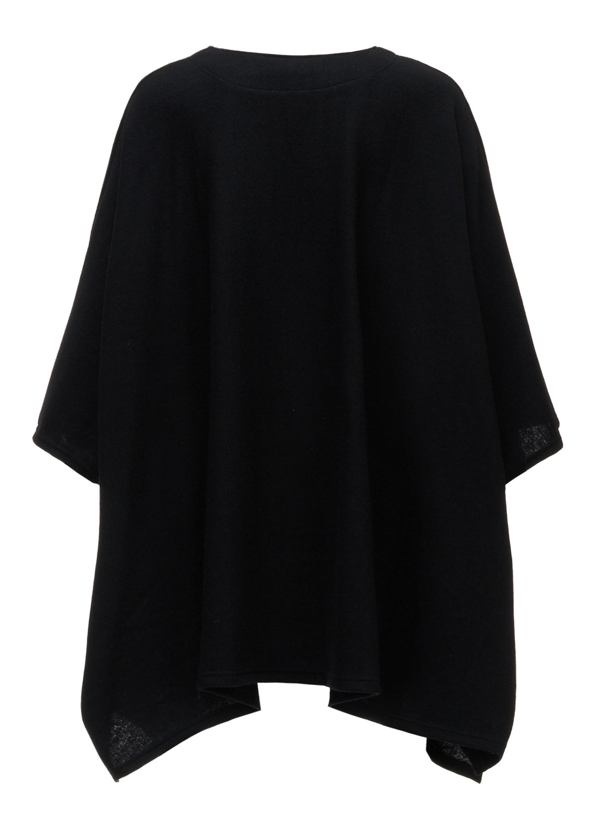 AIRY WOOL BLEND JERSEY CAPE SILHOUETTE CUTSEW TOP