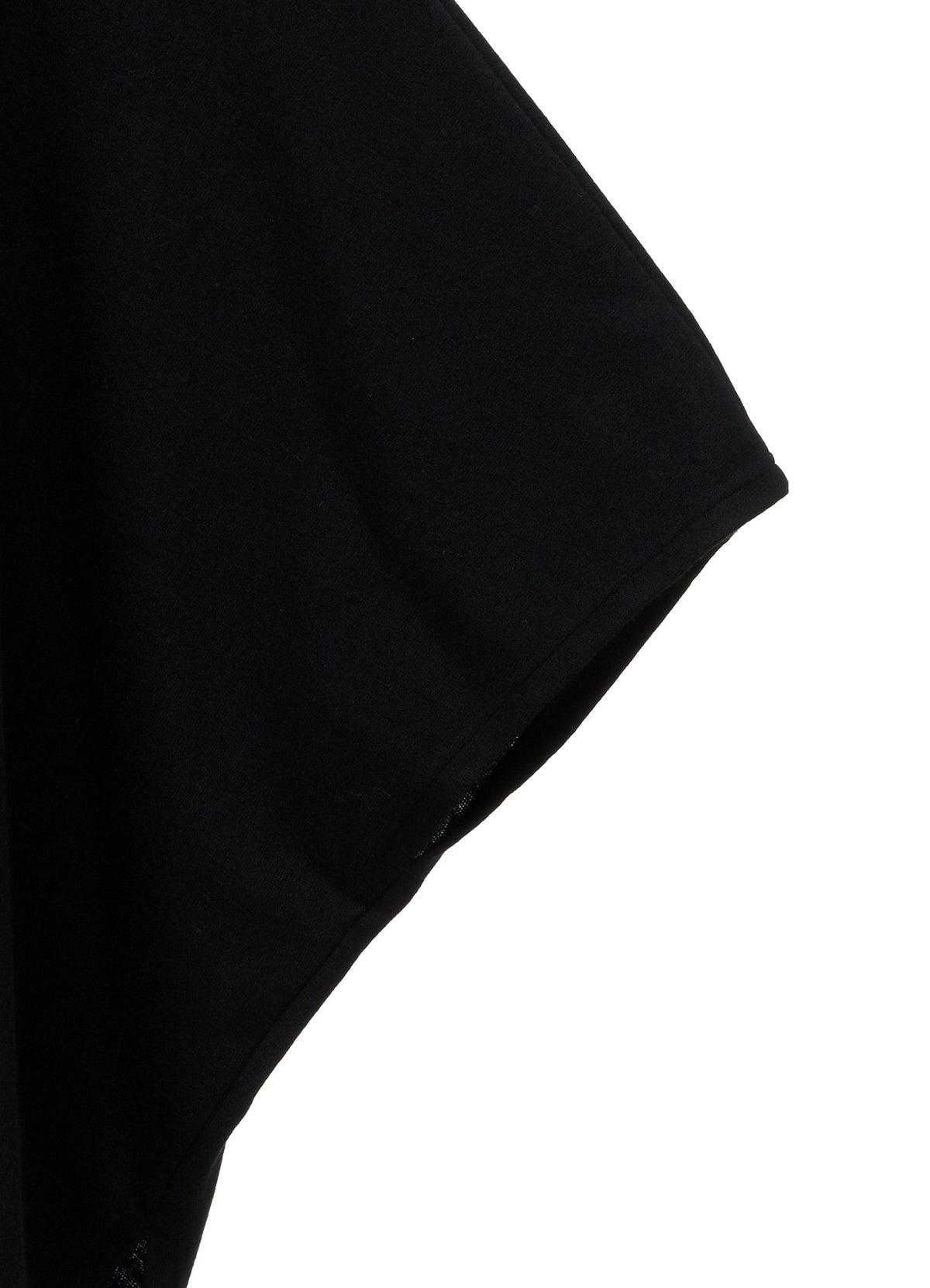 AIRY WOOL BLEND JERSEY CAPE SILHOUETTE CUTSEW TOP