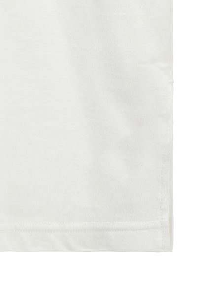 COTTON JERSEY FABRIC LAYERED T-SHIRT