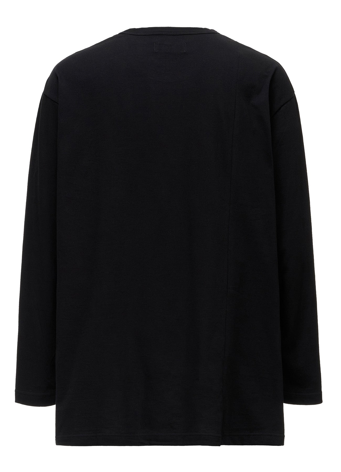 COTTON JERSEY FABRIC LAYERED T-SHIRT