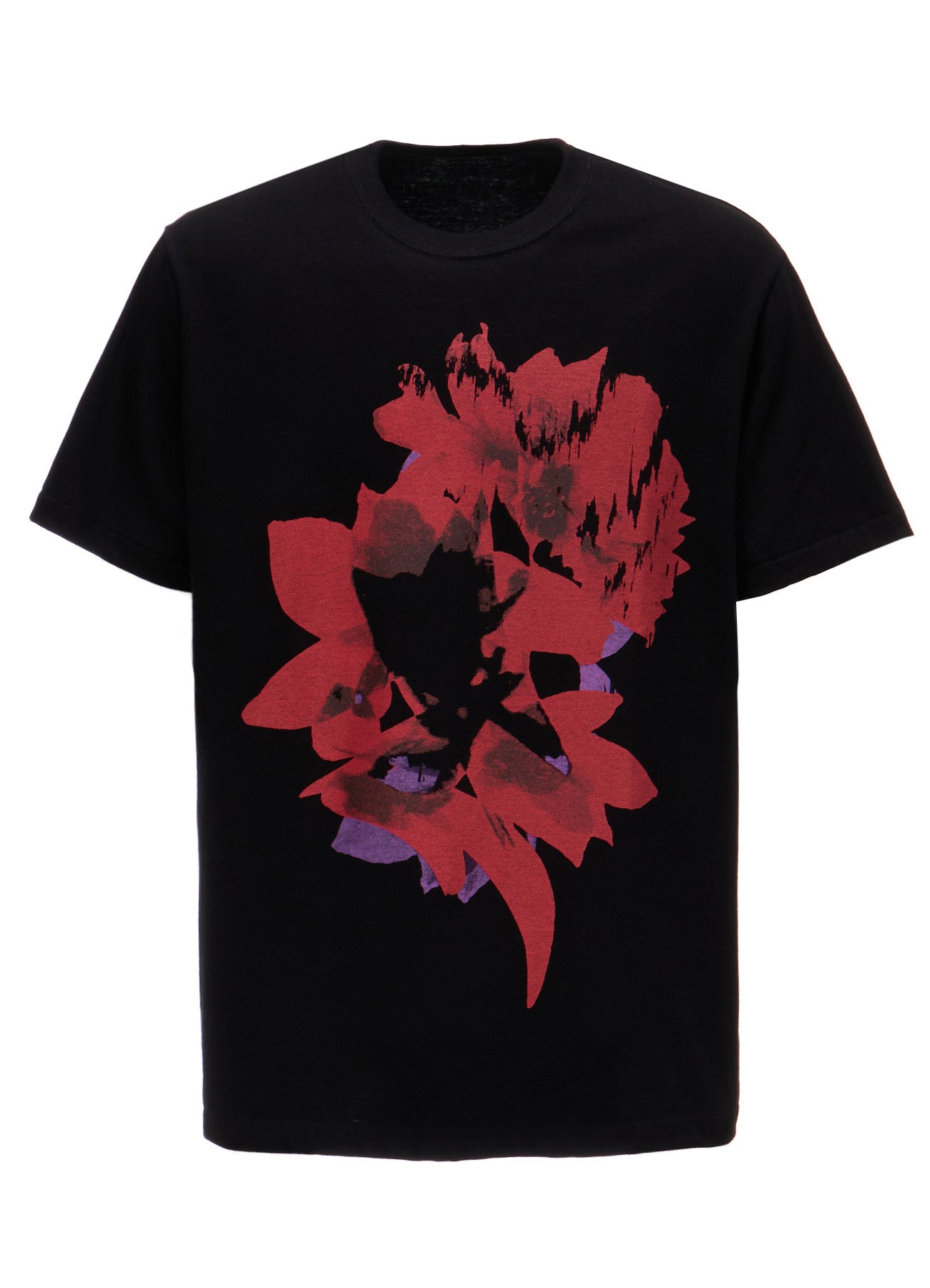 GRAPHIC T-SHIRT -CRIMSON BLOOM- – THE SHOP YOHJI YAMAMOTO