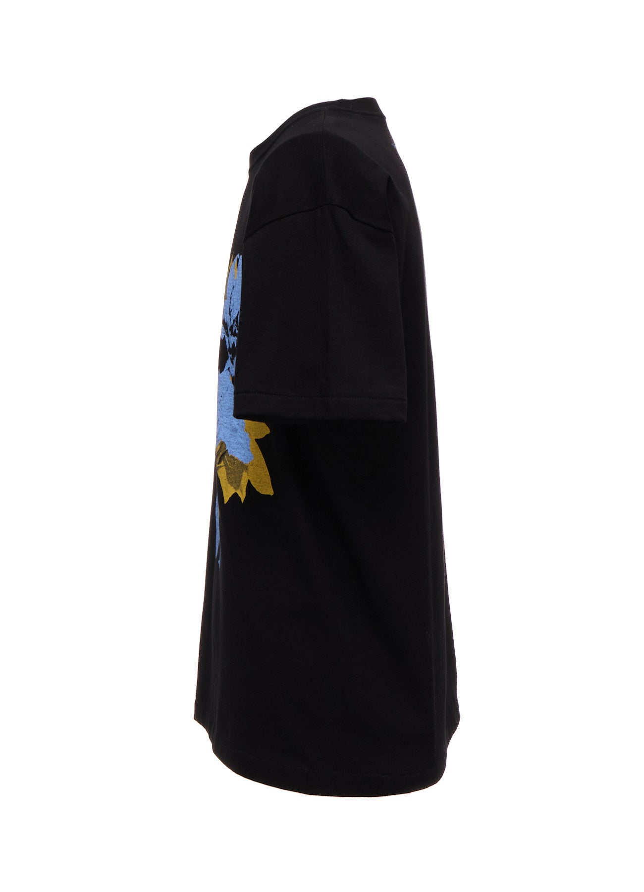 GRAPHIC T-SHIRT -DAHLIA IN BLUE- – THE SHOP YOHJI YAMAMOTO