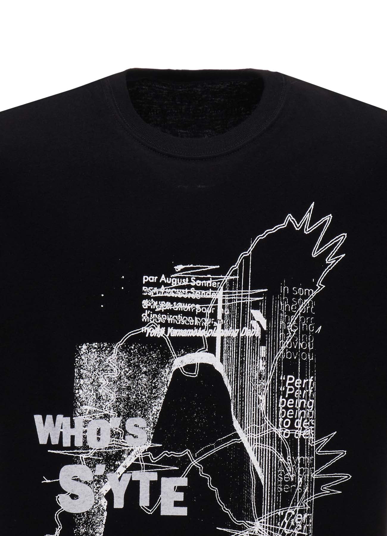 GRAPHIC T-SHIRT -GLITCH GLITCH: WHO'S S'YTE-