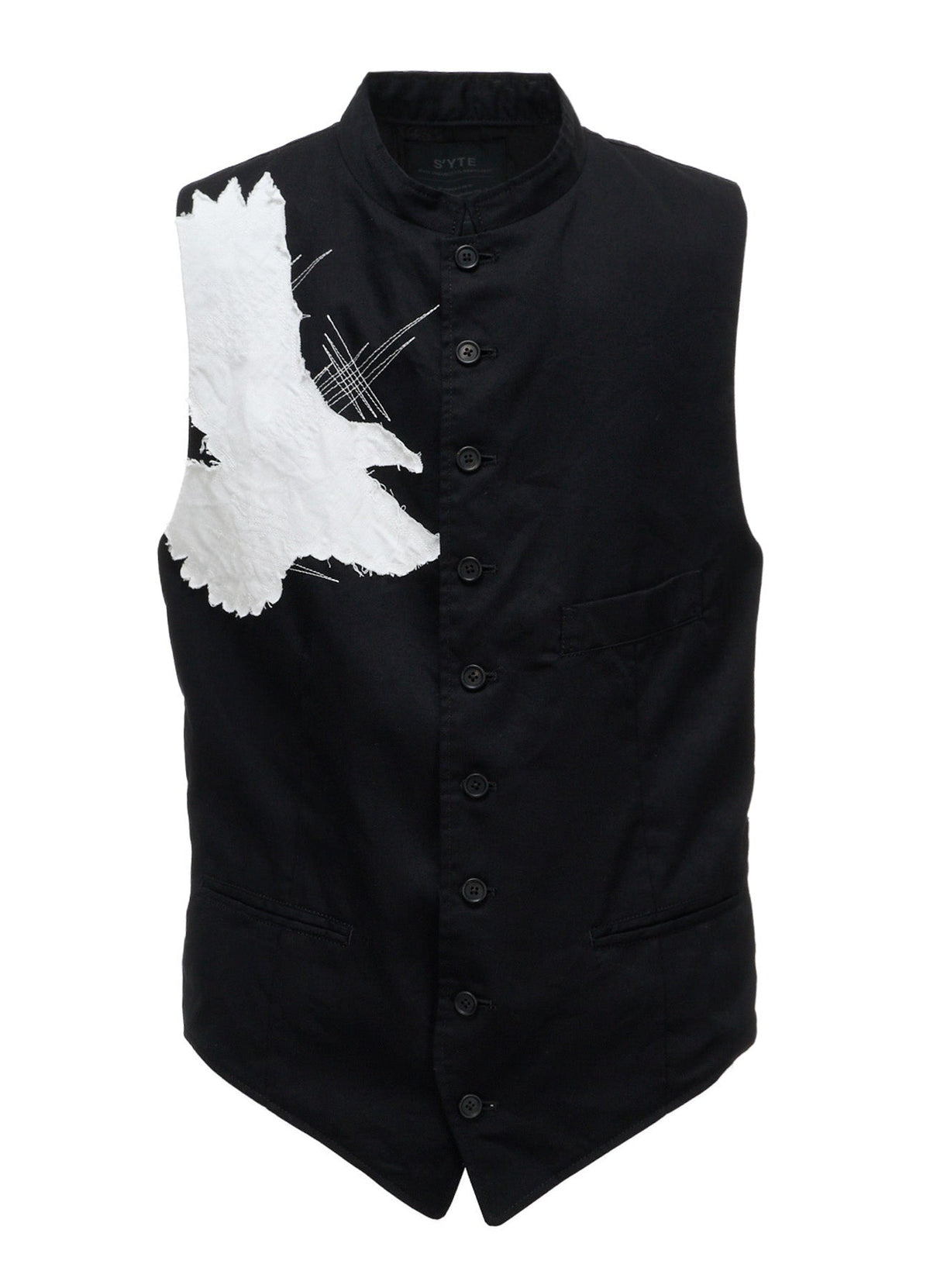 20/COTTON TWILL CROW PATCH VEST