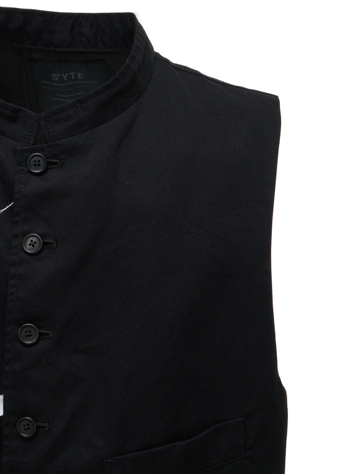 20/COTTON TWILL CROW PATCH VEST