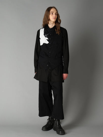 20/COTTON TWILL CROW PATCH VEST