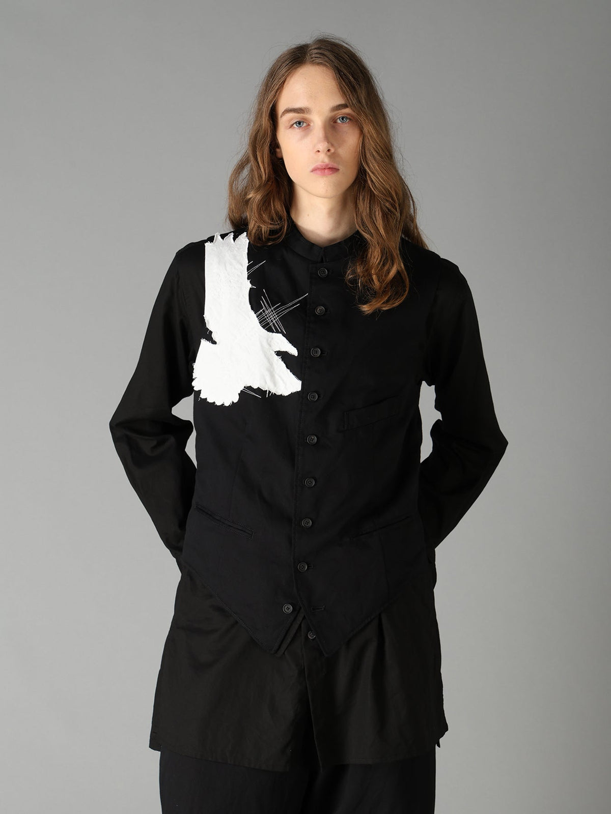 20/COTTON TWILL CROW PATCH VEST