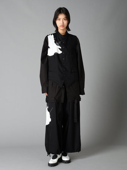 20/COTTON TWILL CROW PATCH VEST