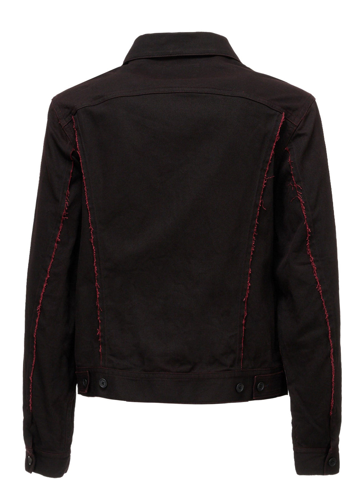 PIGMENT PRINT COTTON TWILL RAW-EDGE DETAIL BLOUSON