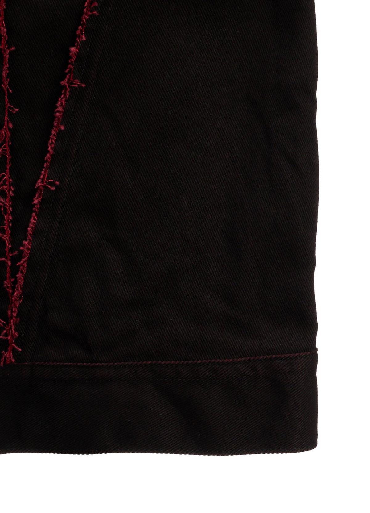 PIGMENT PRINT COTTON TWILL RAW-EDGE DETAIL BLOUSON