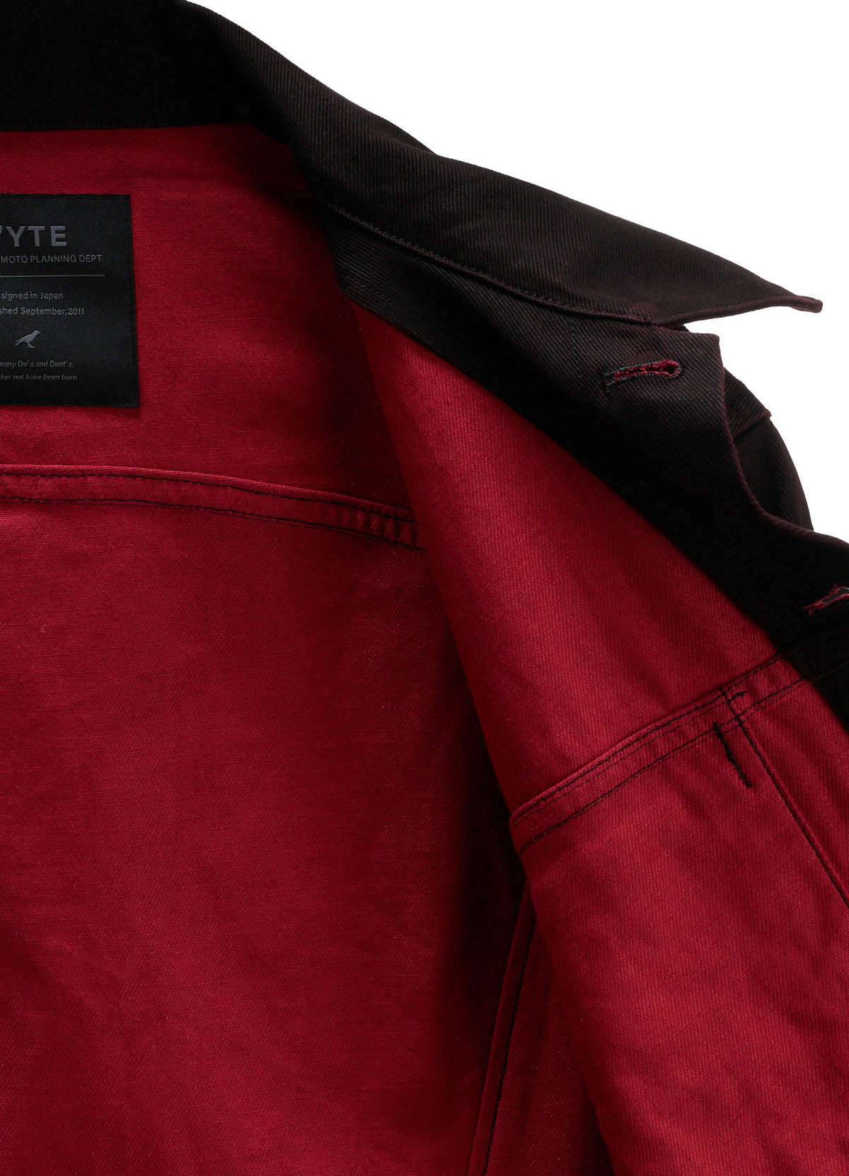 PIGMENT PRINT COTTON TWILL RAW-EDGE DETAIL BLOUSON
