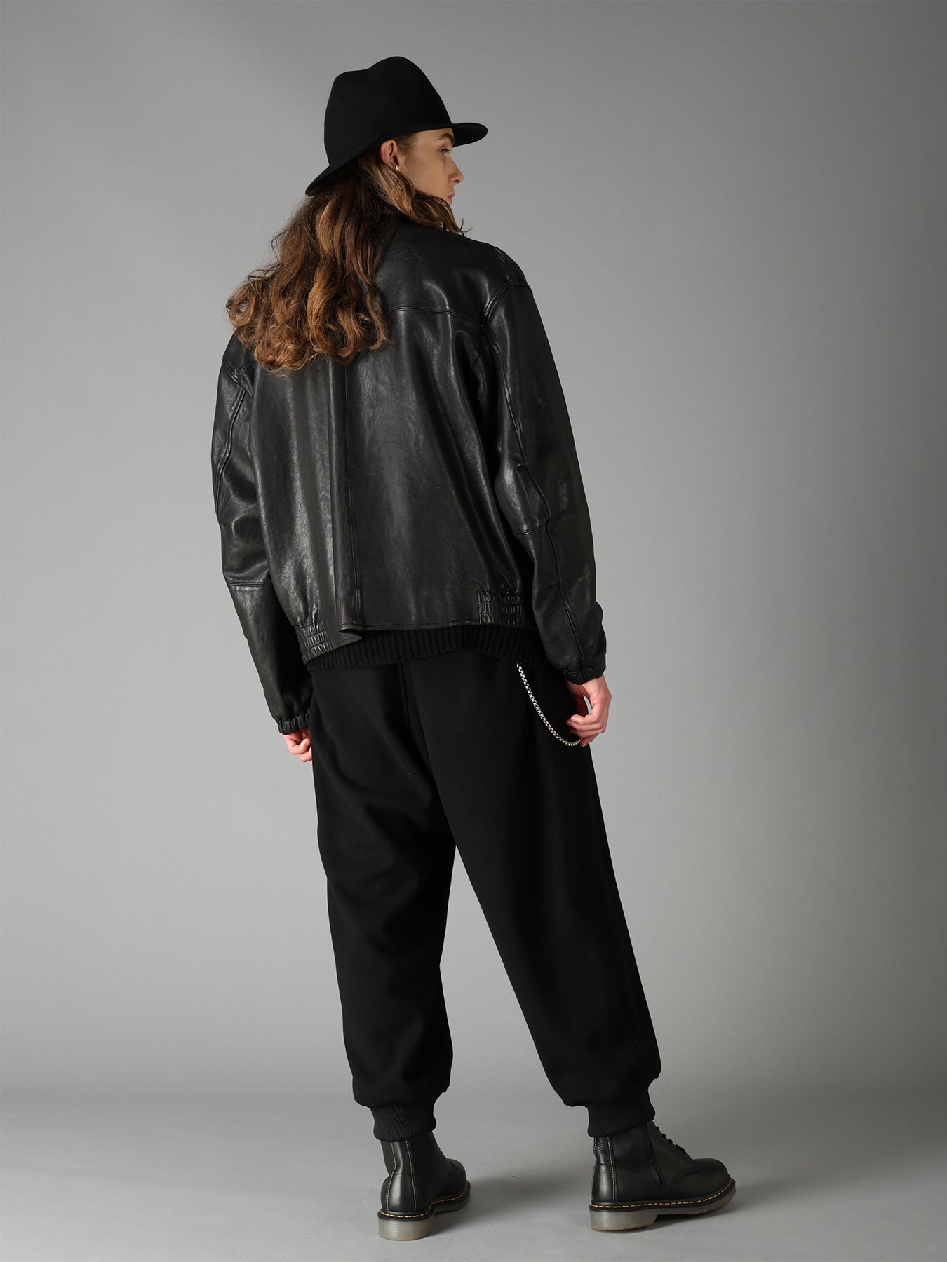 WASHED SHEEP LEATHER ZIP-UP BLOUSON – THE SHOP YOHJI YAMAMOTO