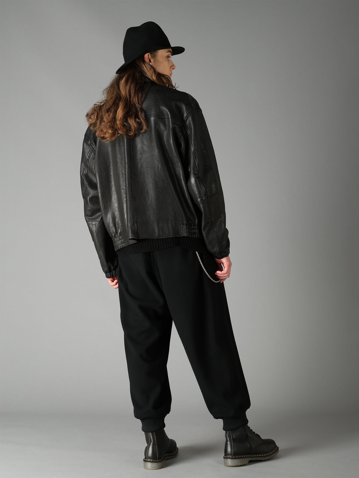 WASHED SHEEP LEATHER ZIP-UP BLOUSON