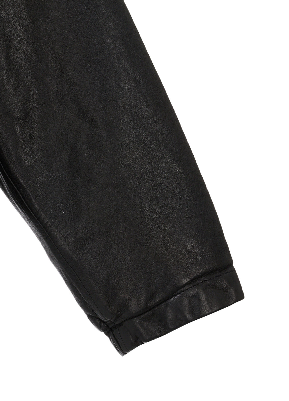 WASHED SHEEP LEATHER ZIP-UP BLOUSON
