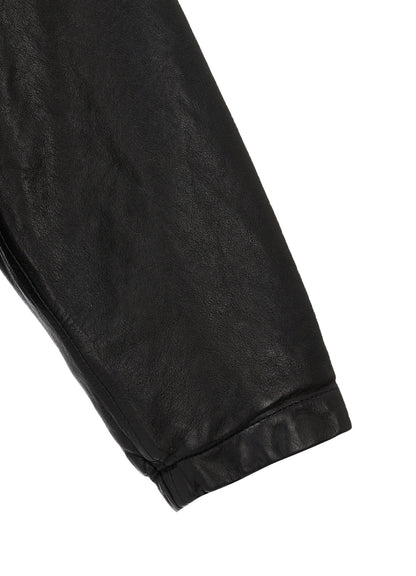 WASHED SHEEP LEATHER ZIP-UP BLOUSON