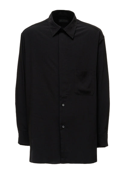 CREPE de CHINE  HALF CONCEALED PLACKET RAGULAR SHIRT