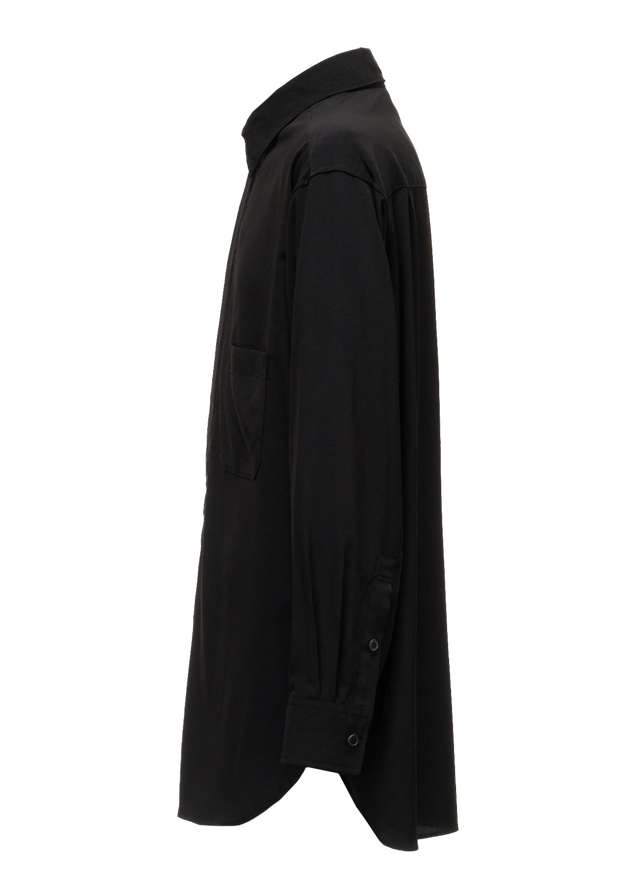 CREPE de CHINE  HALF CONCEALED PLACKET RAGULAR SHIRT