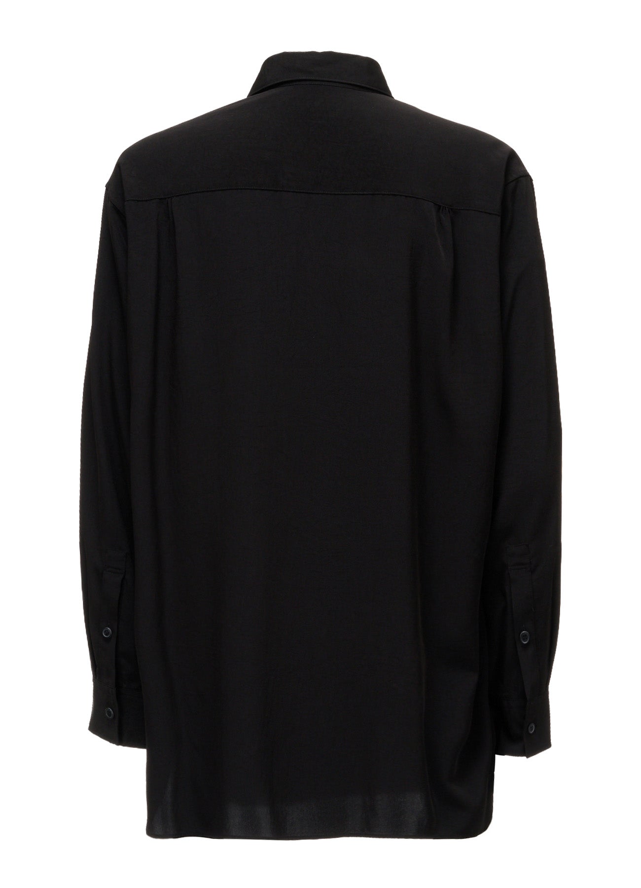 CREPE de CHINE  HALF CONCEALED PLACKET RAGULAR SHIRT