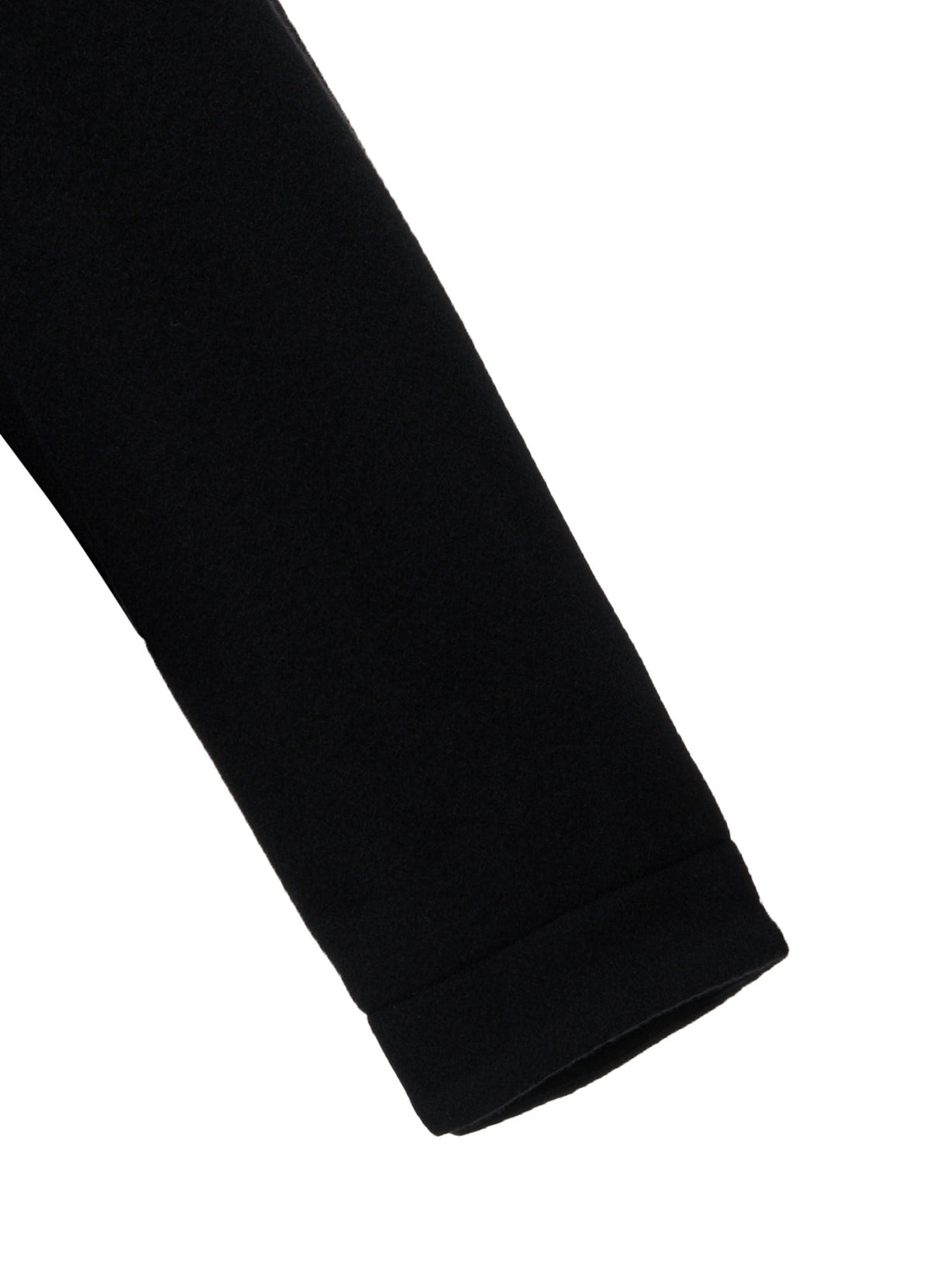BRUSHED WOOL CONCEALED PLACKET COAT
