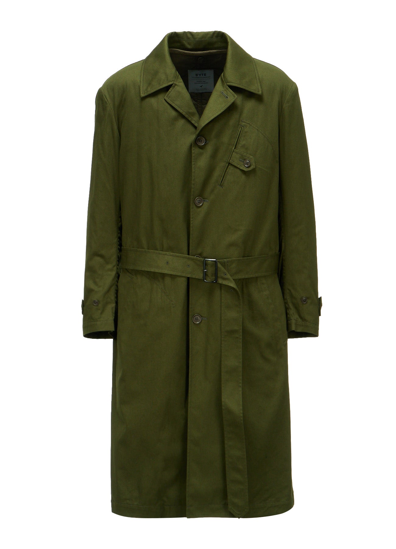 20/COTTON TWILL COAT WITH PADDED LINER