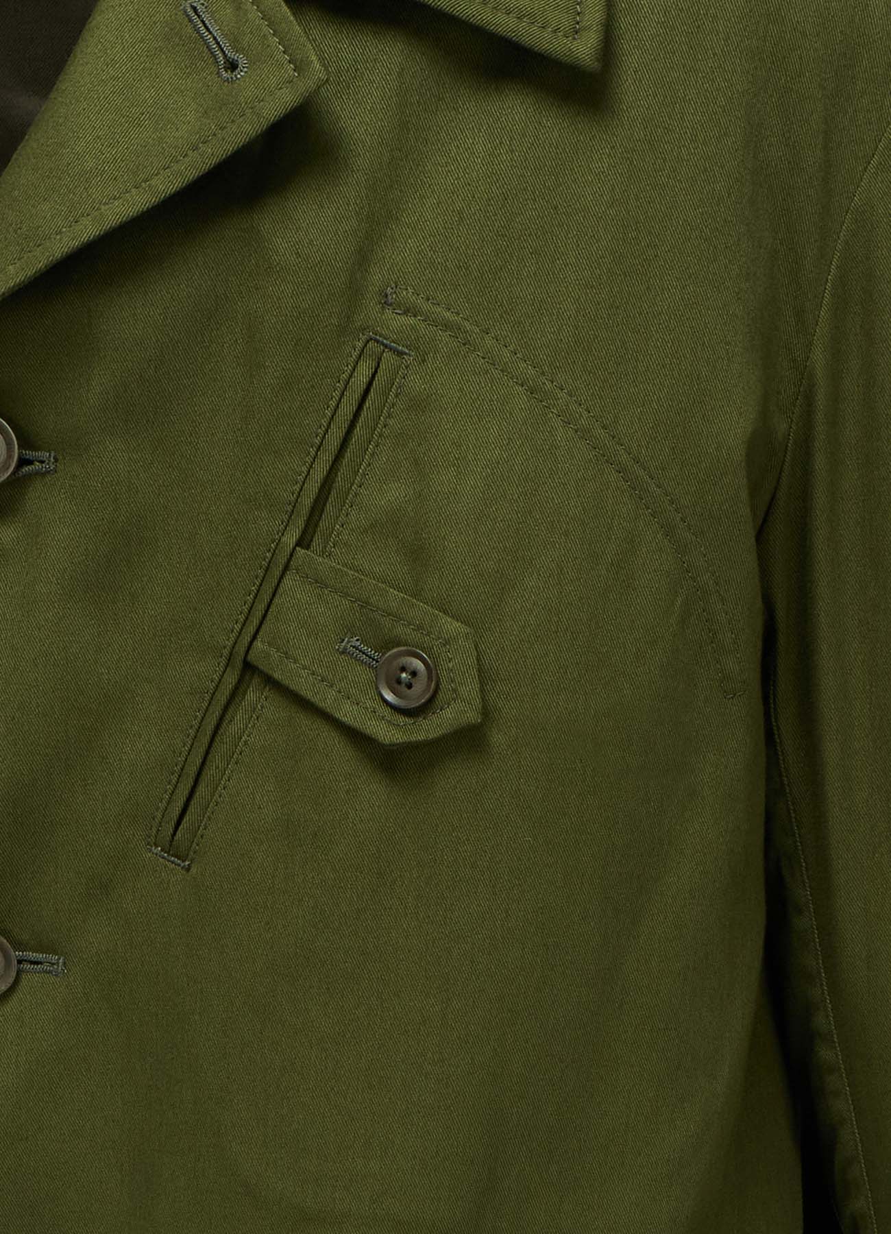 20/COTTON TWILL COAT WITH PADDED LINER