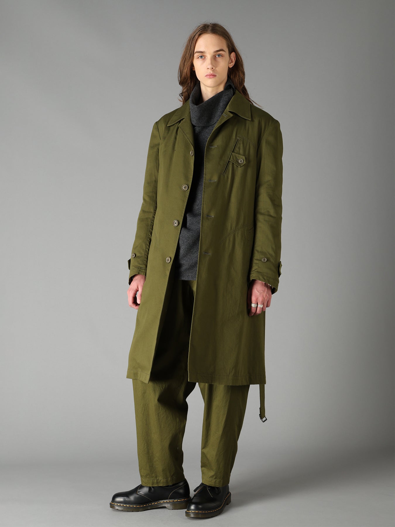 20/COTTON TWILL COAT WITH PADDED LINER – THE SHOP YOHJI YAMAMOTO