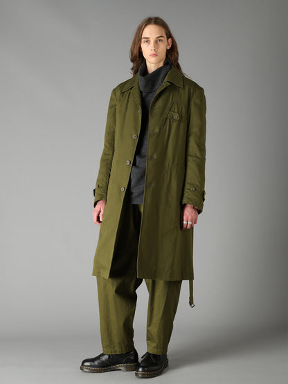 20/COTTON TWILL COAT WITH PADDED LINER