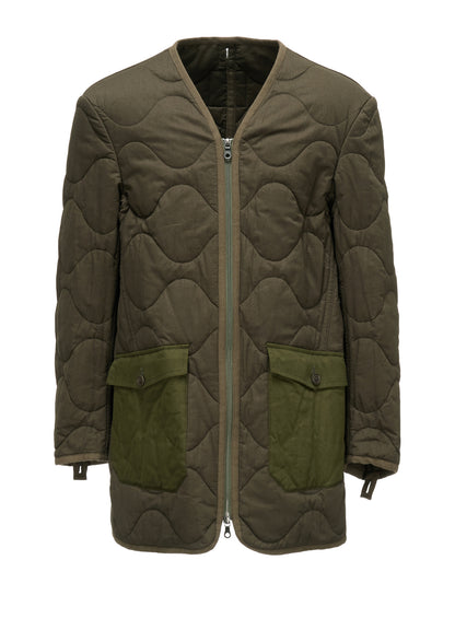 20/COTTON TWILL COAT WITH PADDED LINER